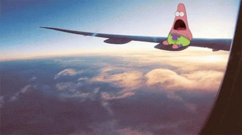 Plane Flying Patrick GIF - Plane Flying Patrick GIFs