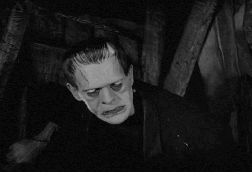 Scary Face The Monster GIF - Scary Face The Monster Frankensteins Monster GIFs