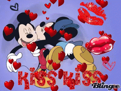 Kiss Mickey GIF - Kiss Mickey Minnie GIFs