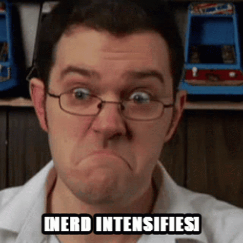 Nerd Nerd Intensifies GIF - Nerd Nerd Intensifies Avgn GIFs
