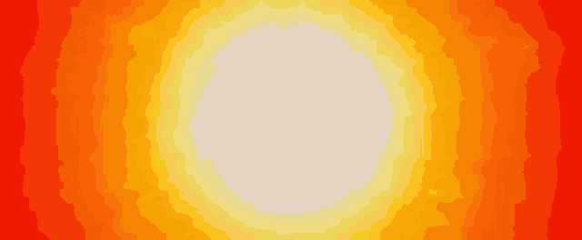 the sun is shining brightly on a red and orange background with a white circle in the middle .
