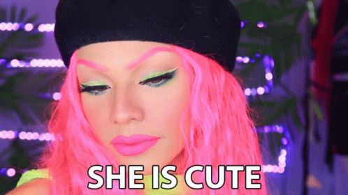She Is Cute Lovely GIF - She Is Cute Lovely Makeup Review GIFs