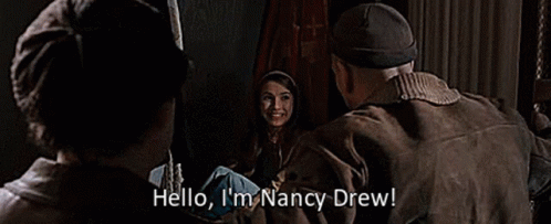 Nancy Drew Saying Hello GIF - Nancy Drew Saying Hello Hello Im Nancy Drew GIFs