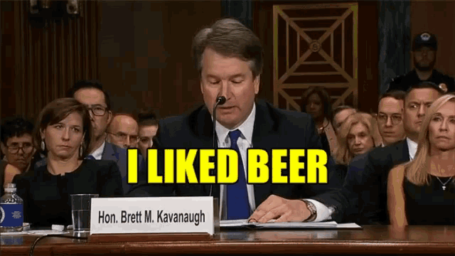 Brett Kavanaugh Beer GIF - Brett Kavanaugh Beer Kavanaugh GIFs