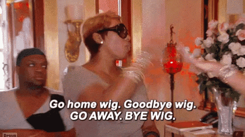 Go Home Wig GIF
