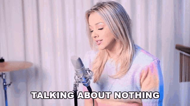 Talking About Nothing Emma Heesters GIF - Talking About Nothing Emma Heesters Gangga GIFs
