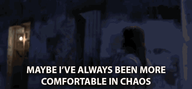 Comfortable In Chaos Chaos GIF - Comfortable In Chaos Chaos St Jude GIFs