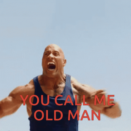 Old Man The Rock GIF