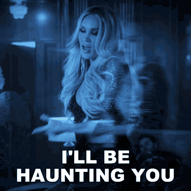 Ill Be Haunting You Carrie Underwood GIF - Ill Be Haunting You Carrie Underwood Ghost Story Song GIFs
