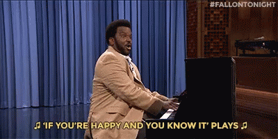 If Youre Happy And You Know It Playing Piano GIF - If Youre Happy And You Know It Playing Piano Craig Robinson GIFs