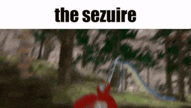 a blurry picture of a forest with the words the sezuire on the top