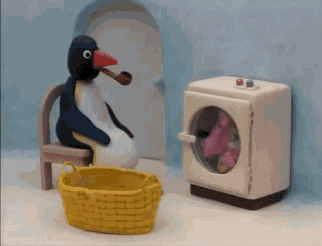 Pingu Lavatrice GIF