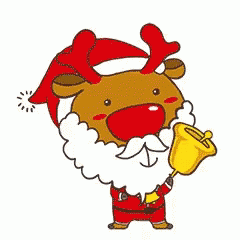 Santa Reindeer GIF - Santa Reindeer Cartoon GIFs