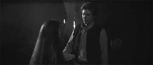 Han Solo Leia GIF - Han Solo Leia Carrie Fisher GIFs