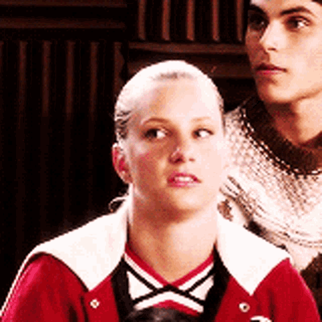 Glee Brittany Pierce GIF - Glee Brittany Pierce Frown GIFs