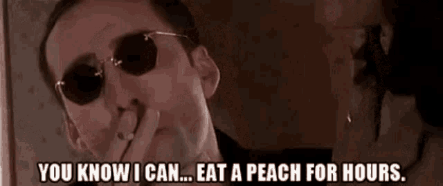 Peaches Eating GIF - Peaches Eating You Know I Can GIFs