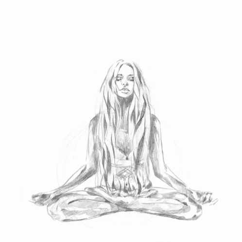 Meditating Levitating GIF - Meditating Levitating Sketch GIFs
