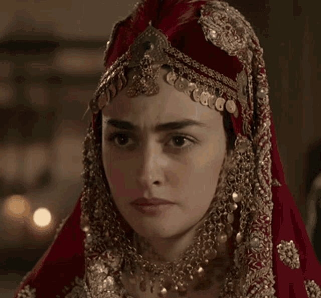 a close up of a woman wearing a veil and a hat