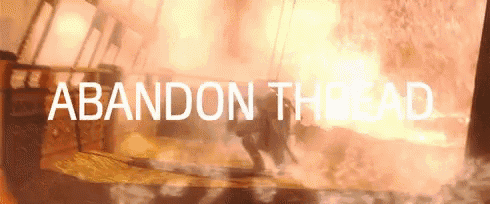 a video game scene with the words abandon the lad