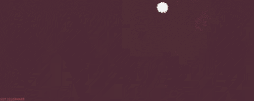 two white circles on a red background with the letters s.r. on the bottom right