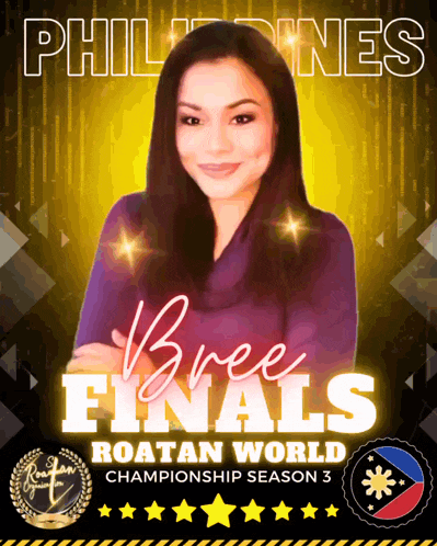 a poster for the roatan world championship season three