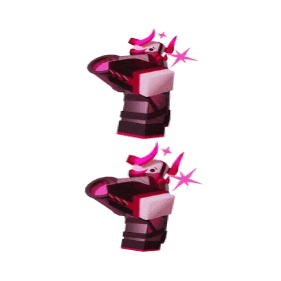a pair of pink and purple shoes with a white background