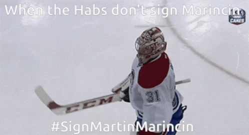 Marincin Habs GIF - Marincin Habs Canadiens GIFs