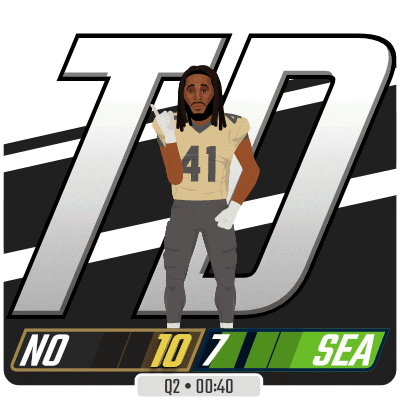 a football player with the number 41 on his jersey giving the middle finger
