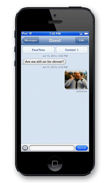 Did You Know You Can Imessage Riffs? Oh Yes GIF - Imessage Riffsy App GIFs