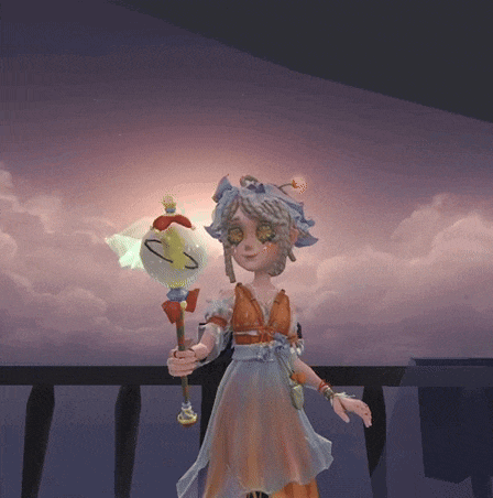 a cartoon character is holding a torch with a planet on it
