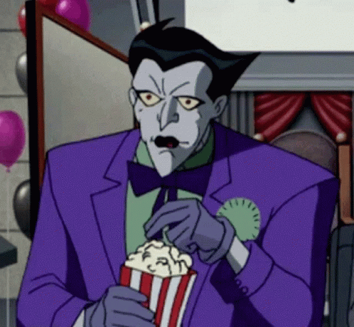 Joker Eating Popcorn GIF - Joker Eating Popcorn Nom GIFs