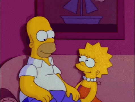 Love My Dad Homer GIF - Love My Dad Homer Lisa GIFs