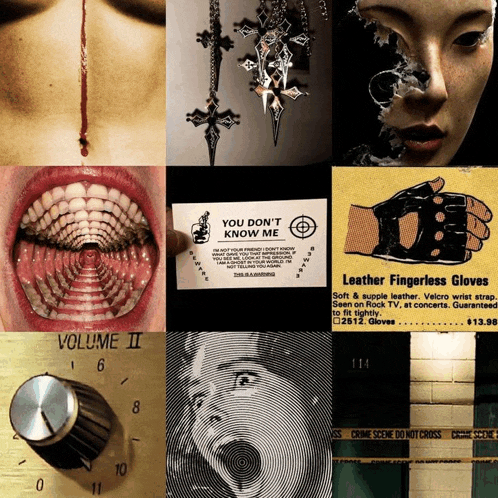 a collage of images including one that says you don 't know me