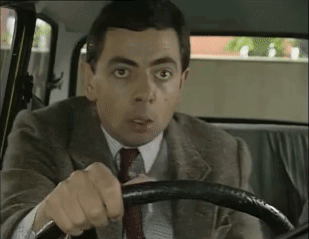 Mr Bean Carpark GIF - Mr Bean Carpark Driving GIFs