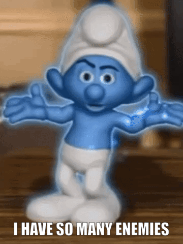 Smurf Grouchy GIF - Smurf Grouchy Dance GIFs