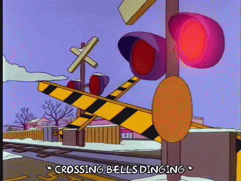 The Simpsons Crossing GIF - The Simpsons Crossing Road GIFs