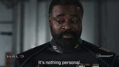 Its Nothing Personal Captain Jacob Keyes GIF - Its Nothing Personal Captain Jacob Keyes Halo GIFs