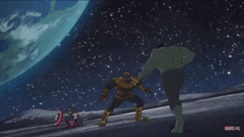 Hulk Thanos GIF - Hulk Thanos Captain America GIFs