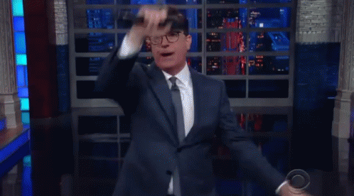 Stephen Colbert Mic Drop GIF - Stephen Colbert Mic Drop Late Show GIFs
