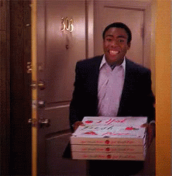 Pizza And Fire - Community GIF - Fi GIFs