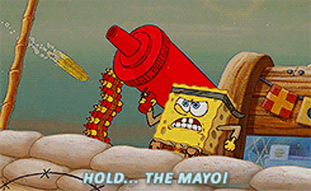 Spongebob Hold The Mayo GIF