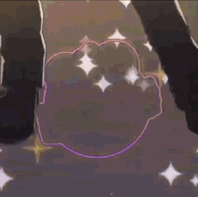 a drawing of a person 's feet standing on a yellow surface