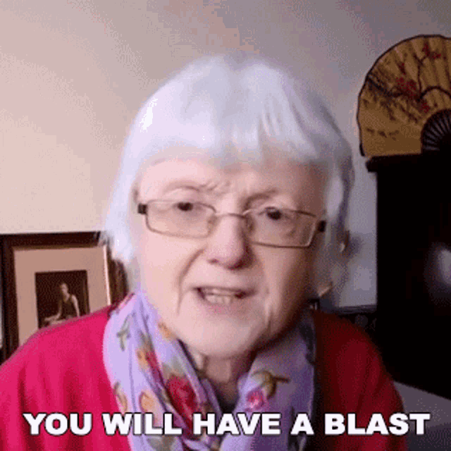You Will Have A Blast Gill GIF - You Will Have A Blast Gill Learn English With Gill GIFs