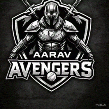 a black and white logo for a team called the aarov avengers