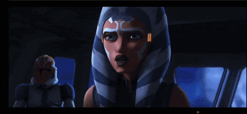 a group of cartoon characters including ahsoka tano are on a space ship