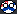 a pixel art of a smiley face with a red , white , and blue flag on it .