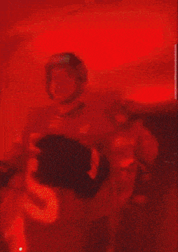 a hockey player wearing a red jersey with fortuna on the front