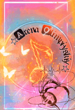 a colorful background with the words arena olympics