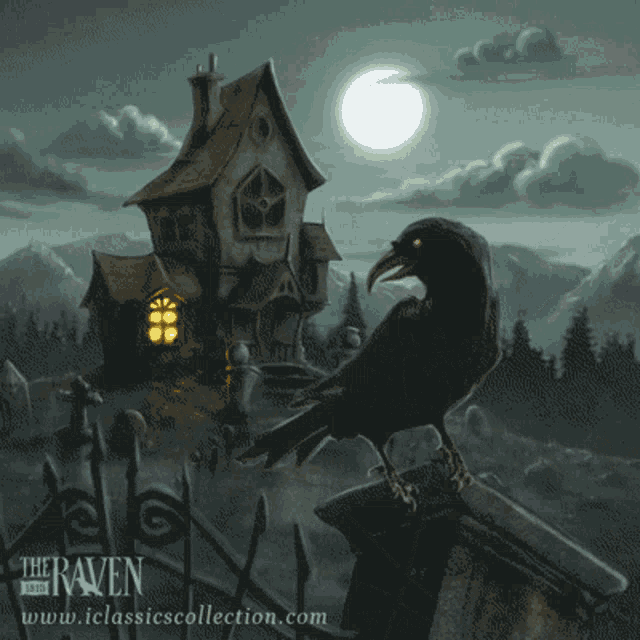 The Raven Cuervo GIF - The Raven Cuervo Nevermore GIFs