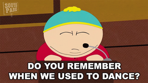 Do You Remember When We Used To Dance Eric Cartman GIF - Do You Remember When We Used To Dance Eric Cartman South Park GIFs